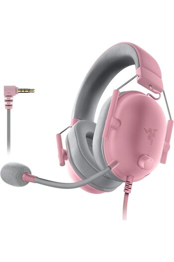 RAZER BlackShark V2 X Gaming Headset: 7.1 Surround Sound - Pink