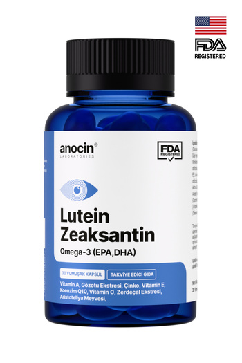 anocin Lutein Zeaxanthin +Omega3 + Eye Multivitamin Complex