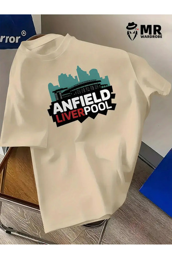 NEW TRENDY COLLECTİON Men's Liverpool Graphic T-Shirt