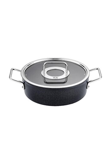 Fissler Adamant Shallow Pot 24cm Glass Kpk