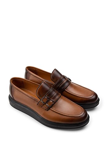 Deery Genuine Leather Tan Comfort Men's Loafer