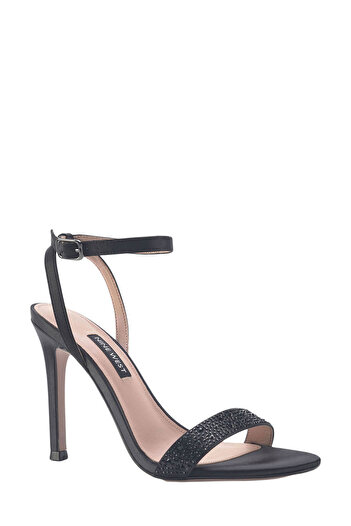 Nine West Vionelle Black Women's Heeled Sandals