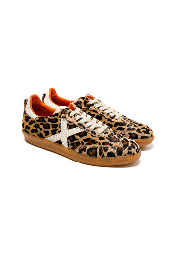 John May Kadın / Kız Sneaker ( Günlük) RC-25Y-088-M-VADE John May Leopar-Bej Cilt