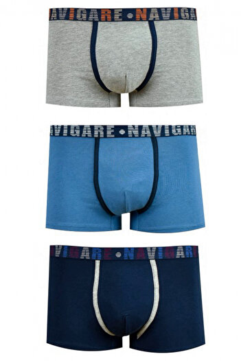 Navigare Set of 3 boys' boxers, Navigare, B2991ZJ Multicolor 140 CM