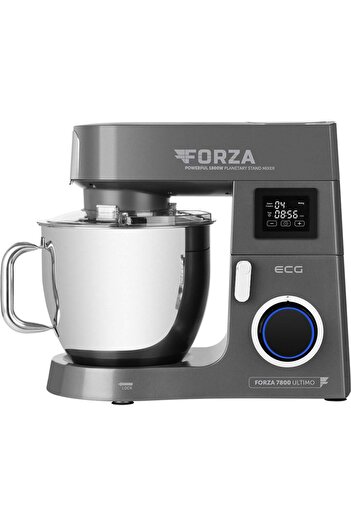 ECG FORZA 7800 Ultimo Scuro food processor, 1800 W, 8 liters, LCD, planetary mixing system