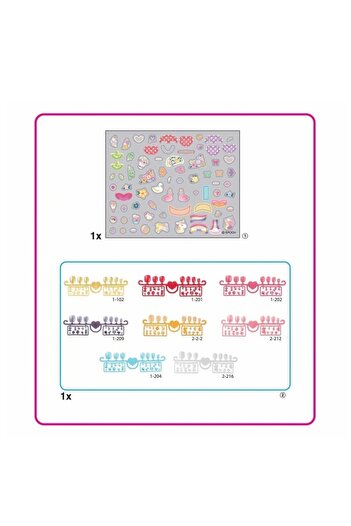 ADORE OYUNCAK 35059 Aquabeads Kalpler Ve Kurdeleler - Yedek Tırnak Paketi 4 Yaş