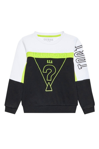 Guess Guess Boys' Sweatshirt N2BQ07 White/Black 110 CM