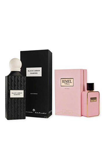 IBRAQ Ibrahim Al Qurashi Black Carbon Diamond perfume with Rimmel Elixir perfume, 150 ml