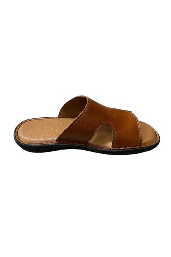 PANTER Men's Genuine Leather Slippers