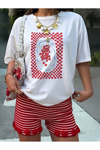 Jose Clothing Μπλουζάκι με κοντό μανίκι με στάμπα