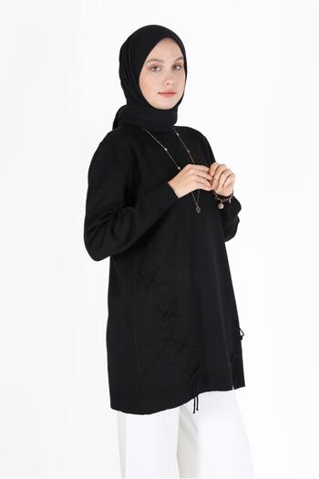 Alvina TIE-DETAILED KNITWEAR TUNIC 42044