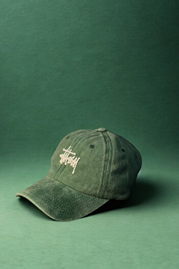 Tresore Stussy Washable Πράσινο Καπέλο / Stüssy Washable Πράσινο Καπέλο / Καπέλο μπέιζμπολ