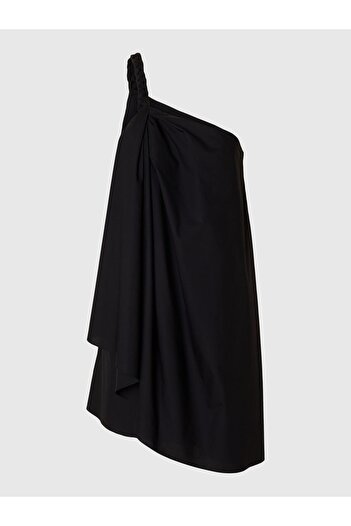 SELECTED One-Shoulder Kleid Geflochtenes