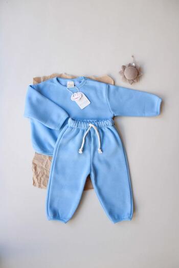 OhlalaKoala Σετ αθλητικής φόρμας Blue Piping Fleece