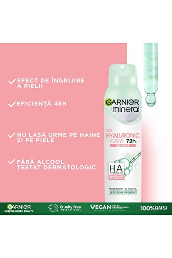 Garnier Garnier Mineral Hyaluronic Ultracare deodorant spray for women
