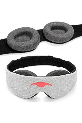 MANTA Sleep Mask - 100% Blackout Eye Mask - Zero Eye Pressure - Adjustable Eye Cups - Guaranteed Dee