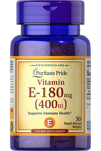 Puritan's Pride Vitamin E 400 IU (180 mg) – 50 Softgels