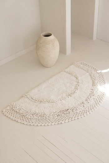 İrya Moon 100% Cotton Bath Mat Ecru 50x80