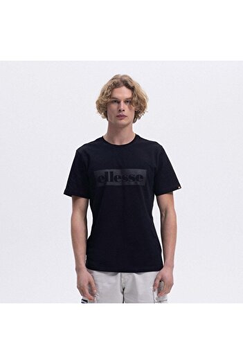 Ellesse Em589-Bk Crew Neck Men's T-Shirt - Black