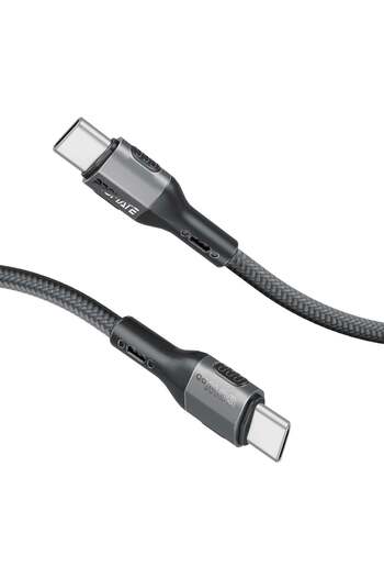 Promate Powerful USB-C to USB-C Cable, 60W Fast Charging, 480Mbps Speed, 120cm