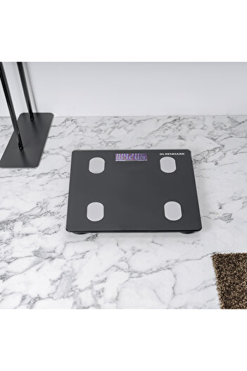 Olsenmark Ombs2256 Digital Personal Scale, 180kg Capacity ,link With Phone , Weighing Machine, Measurement