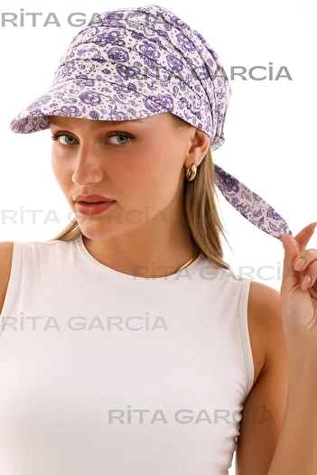 Ritagarcia Safari Tie-Up Bandana Visor with Shield