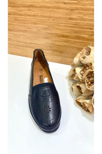 Scavia Keen Rm 305 Women's Summer Leather Orthopedic Wedge Heel Perforated Shoes