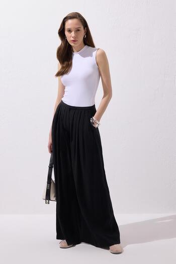 KADRİYE BAŞTÜRK Zero Sleeve Lycra Cotton Bady White