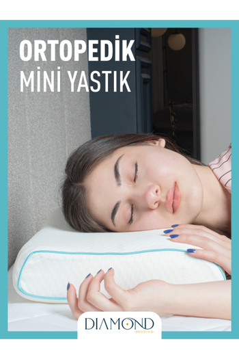 YASÜ Ортопедична двостороння подушка для дітей та немовлят (32*50 см) з підголівником, чохлом на блискавці та губчастою наповнювачем