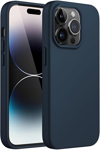 Generic Silicone Case Cover Compatible with iPhone 14 Pro 6.1 " , Ultra Slim Fit with Full Body Protection