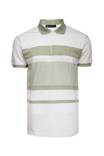 Baran Işık Ringel 100% Cotton Polo Neck Tshirt