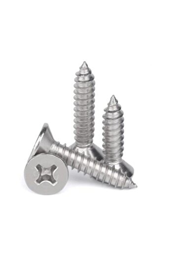 EROĞLU Adjustable Plastic Round Feet 40 X 5 - Matt Chrome 4 Pcs