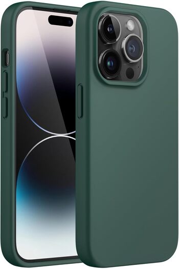 Generic Silicone Cover Compatible with iPhone 14 Pro MAx 6.7 " , Ultra Slim Fit with Full Body Protection