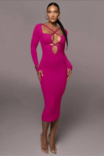 Last Point Women's midi length dress