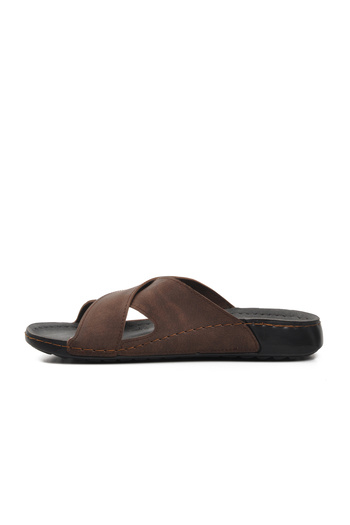 Aspor Brown Men's Slippers