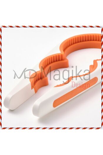 Magika Design Md Upp Fulld 21 cm Jar Opener - White and Orange