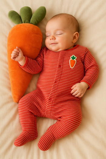 cimcim baby Carrot Baby Jumpsuit