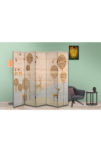 dbsanat Doğa Temalı Özel Tasarım Paravan Room Divider 180 x 200 cm