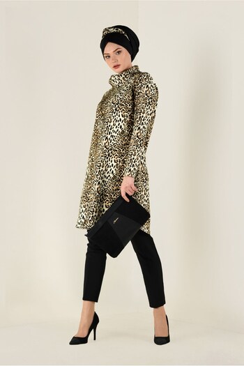 Alvina Leopard Patterned Tunic 4808