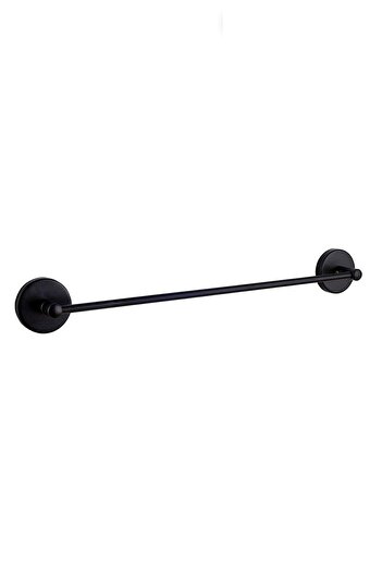Sas Haus Bathroom Accessory Set 4 Pieces Black, Lifetime Stainless Flat Shower Shelf Shampoo Holder Black Tş-03