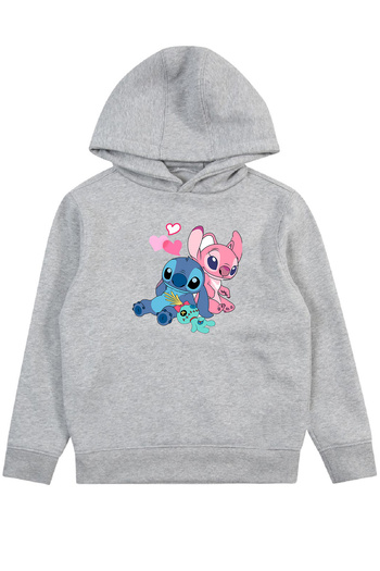 makiteks Girl's Seasonal Hooded Sweatshirt Hoodie 5 6 7 8 9 10 11 12 Years Lilo Stitch
