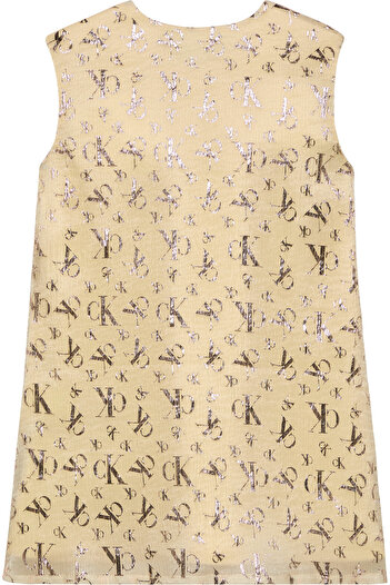 Calvin Klein Girls Vanilla Sleeveless Dress