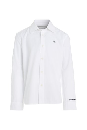 Calvin Klein Boys White Regular Ceremony Shirt