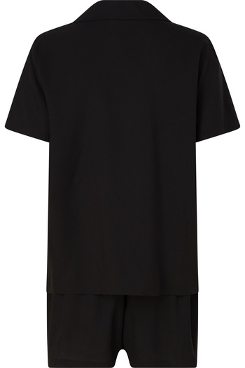 Calvin Klein Women Black Woven Shorts Pyjama Set