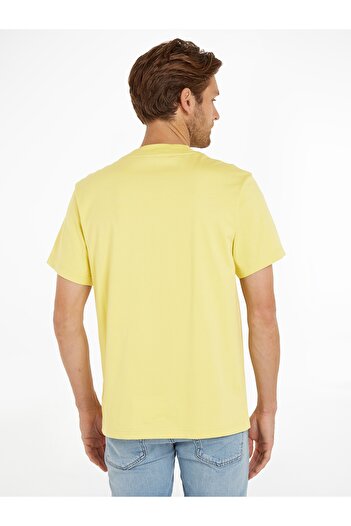 Calvin Klein Calvin Klein Men Yellow Short Sleeve T-Shirt