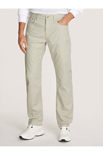 Calvin Klein Calvin Klein Men Beige 5 Pocket Straight Cotton Pants