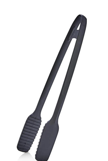 Home Brice Hard Plastic Fireproof Non-Stick High Temperature Resistant Barbecue Grilling Tongs