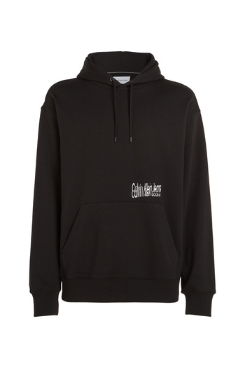 Calvin Klein Men Black Floral Graphic Hoodie