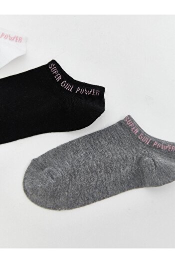 LC Waikiki Lcw Eco Girls' Booties Socks 3-Pack (S5)