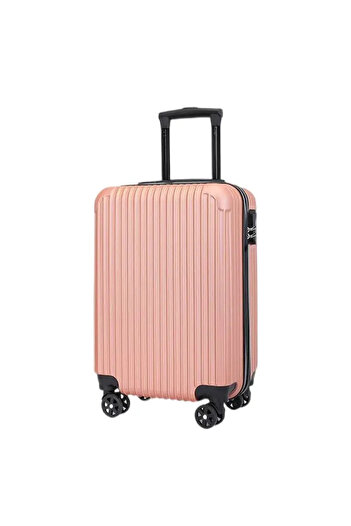 ABYZ Cărucior de călătorie, model Easy Trip, 50x34x24 cm, roți 360, culoare auriu-roz ABYZ™